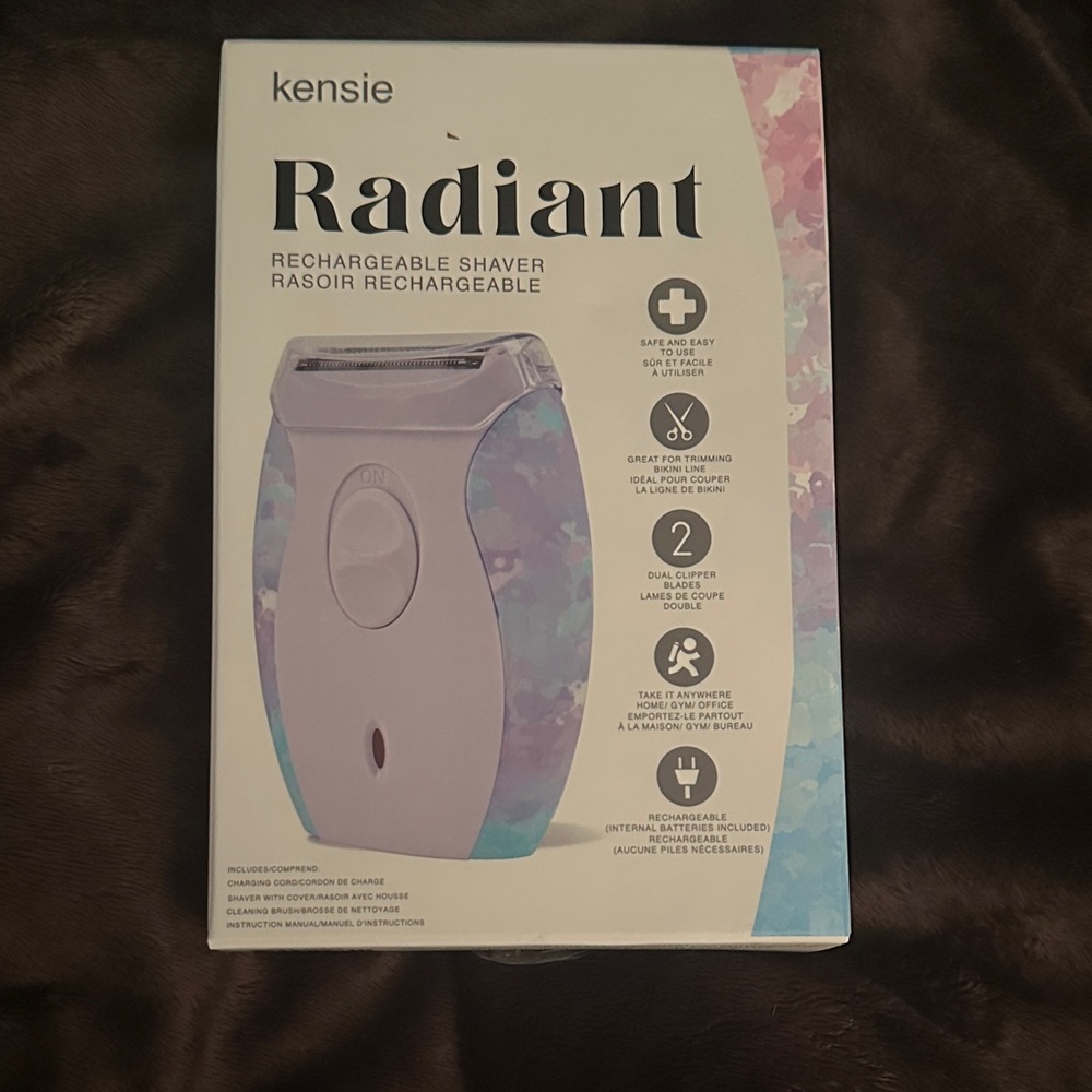 Kensie Radiant Rechargeable Shaver in Pastel Hues